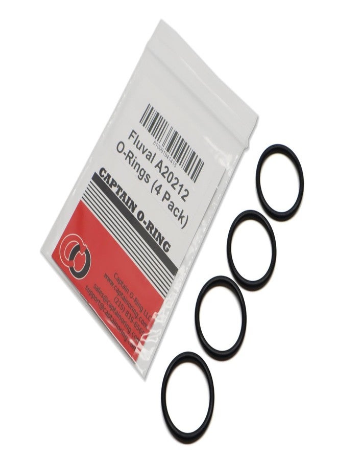 Captain O-Ring - Replacement A20212 A-20212 Orings for Fluval Top Cover Click-Fit FX4, FX5, FX6 Aquarium Fish Tank Canister Filter (4 Pack) - Image 3